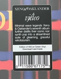 Xeno & Oaklander* – Vi/deo (green vinyl)