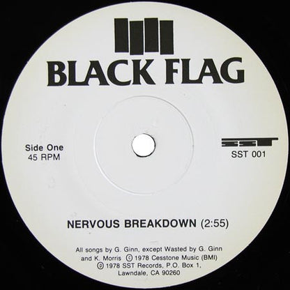 Black Flag - Nervous Breakdown (2010, V15)
