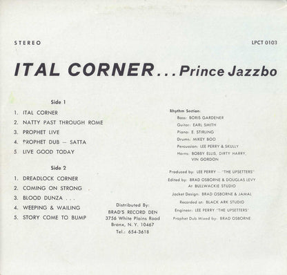 Prince Jazzbo - Ital Corner