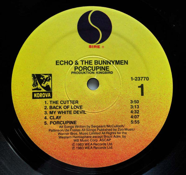Echo & The Bunnymen – Porcupine (1983, US)