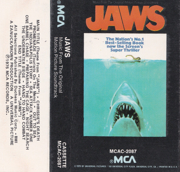 John Williams - Jaws Music From the Original Motion Picture (Cassette)