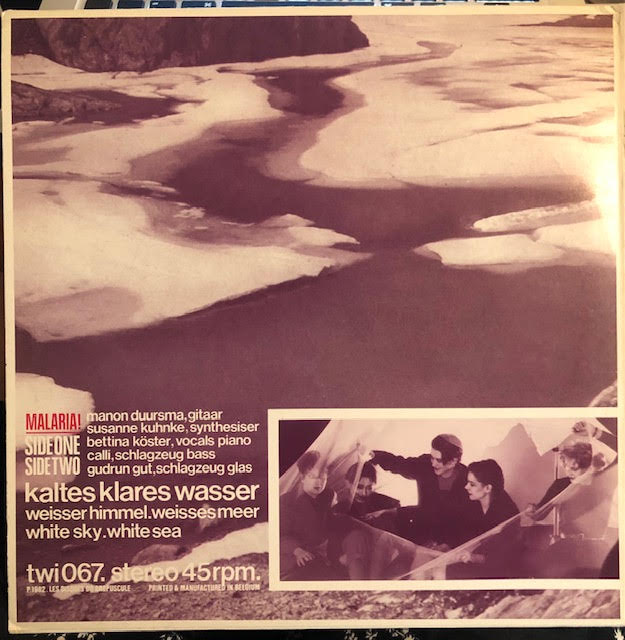 Malaria! - Weisses Wasser (1982, vinyl, Belgium
