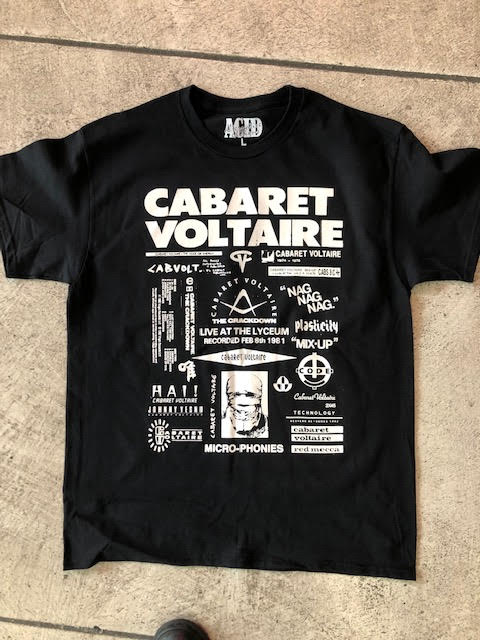 Cabaret Voltaire collage tee